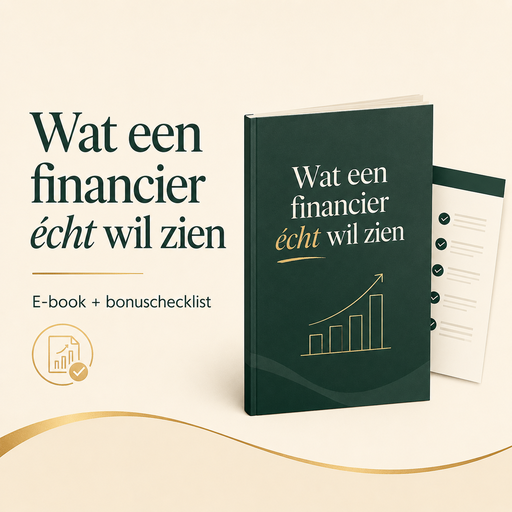 E-book 'Wat een financier écht wil zien' met bonuschecklist van Liesbeth Fong